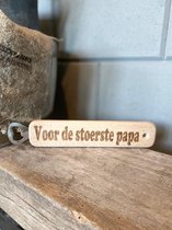 Flessenopener Voor de stoerste papa / bieropener / vaderdag cadeau / vaderdag / opa