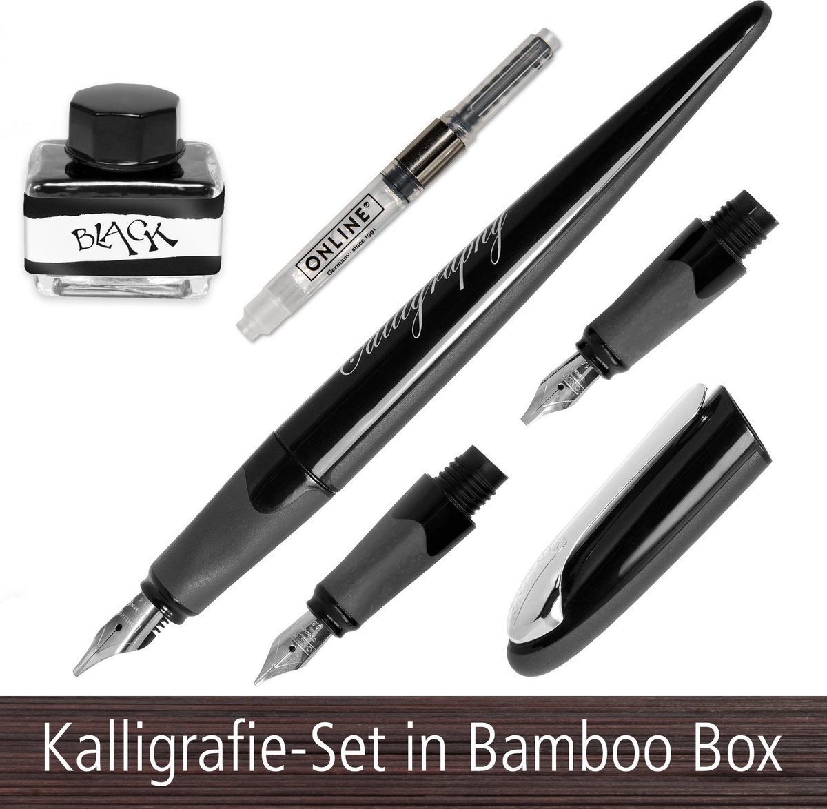 ARTIKEL 10029 Set kalligrafie vulpen Wit incl. 3 nib maten