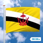Vlag Brunei 200x300cm