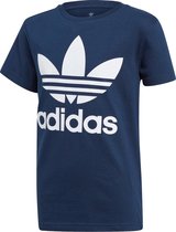 adidas T-shirt - Unisex - donker blauw/wit