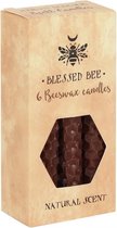 Attitude Holland Kaars Pack of 6 Brown Beeswax Spell Candles Bruin