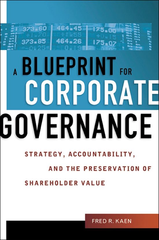 A Blueprint for Corporate Governance - cover