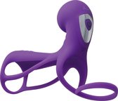 BeauMents - Twosome Fun - Vibrerende Cockring Met Clitoris Stimulator - Paars