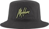 Malelions Bucket Hat - Fishermans Hat - Grey/Yellow