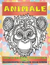Libro da colorare Mandala per adulti - Rilassamento e sollievo dallo stress - Animale
