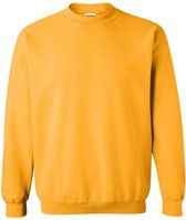 Gildan Zware Blend Unisex Adult Crewneck Sweatshirt voor volwassenen (Goud)