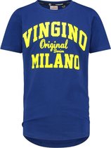 Vingino T-shirt Milano Jongens Katoen Donkerblauw Maat 104