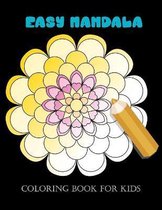Easy Mandala coloring Book for Kids