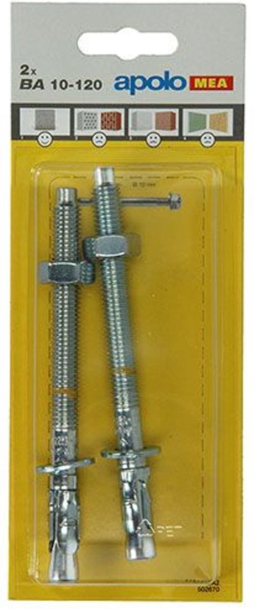 Plug Mea 2 Inslagankers Ba 502670 10X120Mm
