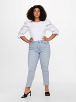 Only Carmakoma Carrica Broek/jeans Lichtblauw Maat 44