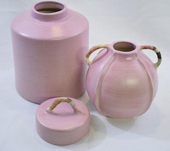 Set Zara Home : pichet et pot - rose - pichet: 15 x Ø 15 - pot avec  couvercle: 17 x Ø... | bol
