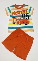 Disney Cars baby set - oranje - maat 74 (12 maanden)