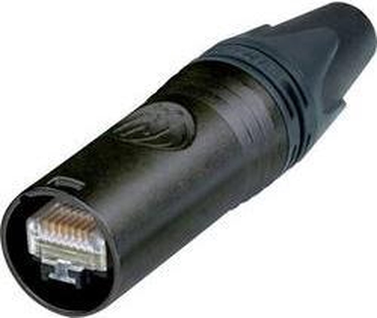 Neutrik NE8MX6-B etherCON CAT6a kabeldeel male zwart