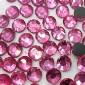 DMC Strass steentjes Roze Rhinestones Hotfix Steentjes Flatback SS16 (3.80-4.00mm) 1440st (10 Gross)| Strasstenen van Glas | Hotfix Glittersteentjes | Glitter steentjes voor turnpakje , Ritmi
