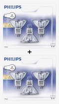 Philips Halogeen Spot 35W GU5.3 12V Reflector Dimbaar 51mm (6 stuks)