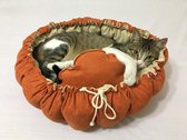 KORA Hondenmand - Kitten Bed - Kat Bed - Kattenbed -niet allergisch- honden mand - kleine hondjes - 60 cm - fluffy - kattenmand - mand voor katten - super zacht - hondenkussen - ma