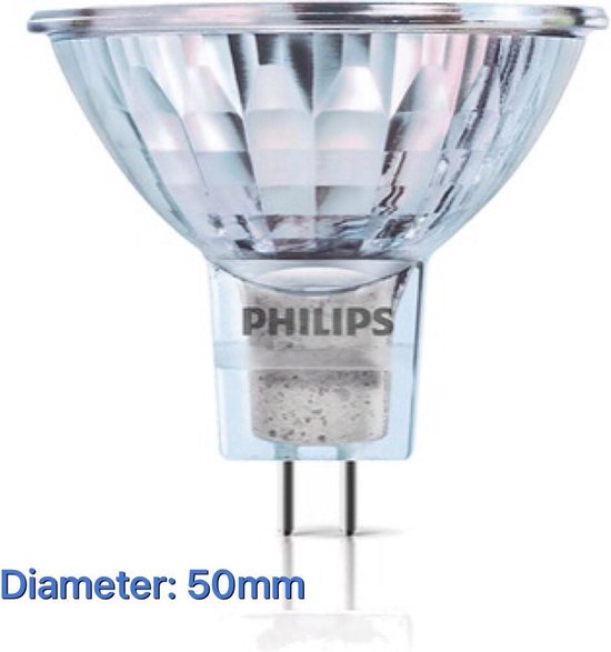 Philips Halogeen Spot 35W GU5.3 12V Reflector Dimbaar 51mm (6 bol.com