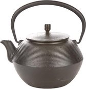 Kitchen & Deco Theepot Nagoya - Gietijzer - Met filter - Zwart - 0,98 Liter