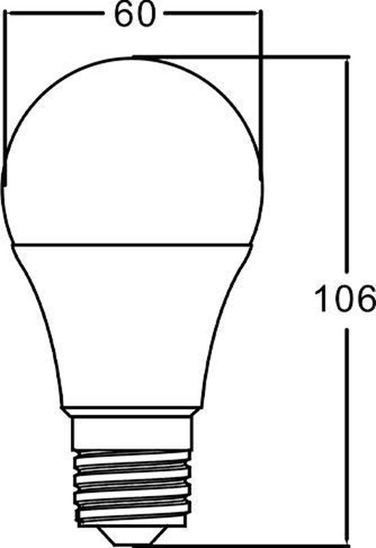 BRAYTRONLED LAMPCOOL WHITEADVANCE8WE27A606500KZEER ZUINIG