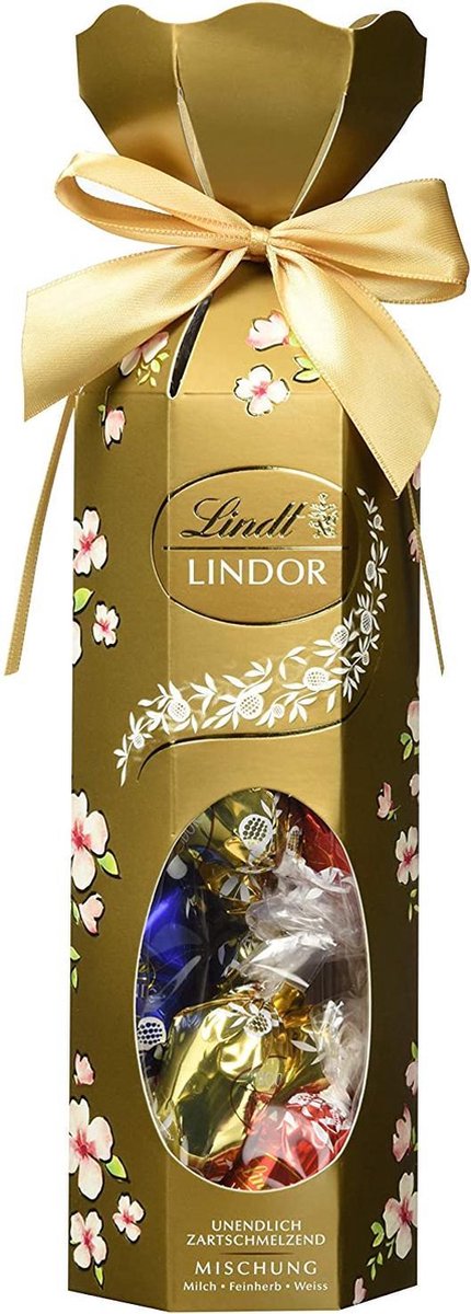 COFFRET CADEAU CHOCOLAT AU LAIT LINDT LINDOR 287G