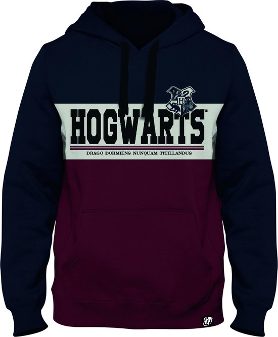 Harry Potter - Burgundy Men's Sweater Hogwarts Emblem
