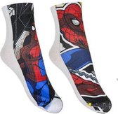 Spiderman Sokken | 2 Paar | Polyester | Lekker Dun | Maat 31 - 34