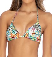 Bikini top Lulifama Crystal triangle top multi color maat SMALL