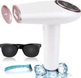 Olivier's IPL lichtontharing Kit - Ontharingsscanner- Ontharingsapparaat- Met veiligheidsbril en scheermesje- 1.000.000 Flitsen- Draadloos- Voor vrouwen/ mannen- Met UV-licht- Laser- Gezicht-