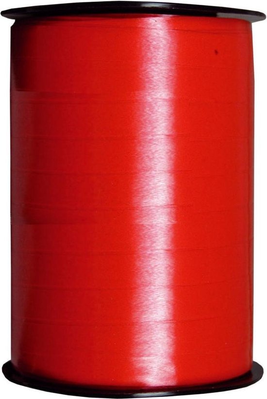 Krullint Rood 020 - 5mm breedte – 500 mtr lengte