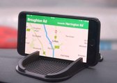 Antislip auto - en bureaumat - Zelfklevend - Flexibele dashboardmat - Munthouder - Universele autohouder voor smartphone