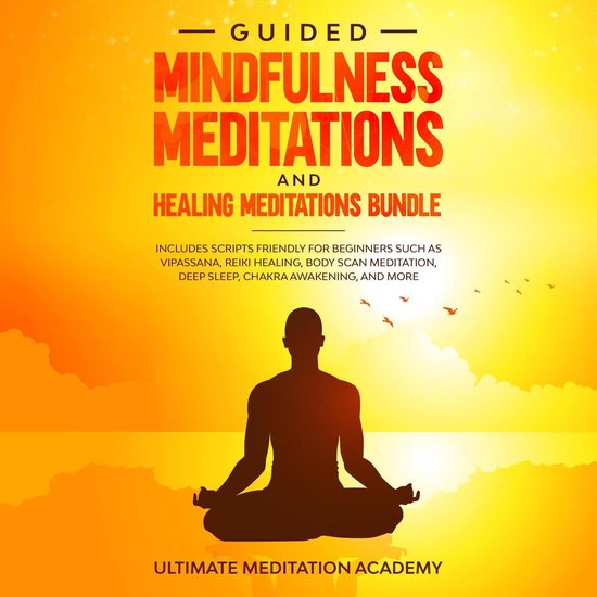 Guided Mindfulness Meditations and Healing Meditations Bundl ... - cover