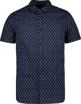 Nilz Shirt Print 48894 12 Navy