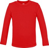 Link Kids Wear baby T-shirt met lange mouw - Rood - Maat 74/80