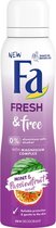 Fa Deodorant Spray Fresh & Free Mint & Passionfruit 150 ml