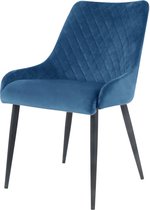 Eetkamerstoelen velvet fluweel Bella