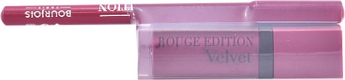 Bourjois Rouge Edition Velvet Lipstick #14+contour Lipliner #5