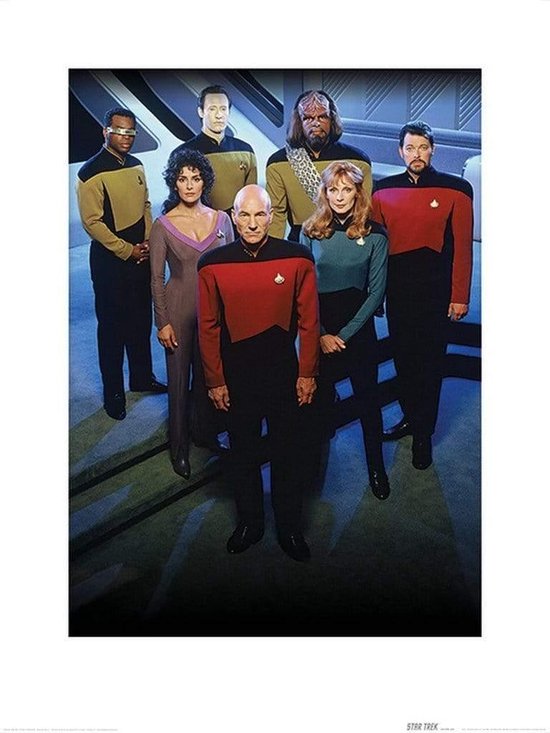 Pyramid Poster - Star Trek The Next Generation Enterprise Officers - 80 X 60 Cm - Multicolor