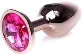 Power Escorts - Unieke Rose Goud kleuringe Plug - Anaal Plug - Buttplug Pink stone - Anal Plug met Roze steen - ideale formaat - 7 CM en lekkere Dia 2,7 cm - met makkelijke bewaar