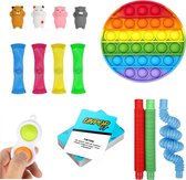 Fidget Toys - Simple Dimple - Pop it - Mochi - Pop Tube - NIEUW - Unpop it! - 14 stuks