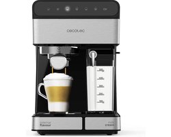 Cecotec Power Instant-ccino 20 Touch Vrijstaand Combinatiekoffiemachine Zwart, Roestvrijstaal 1,4 l 2 kopjes Half automatisch