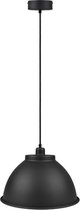 KLIMliving Makemo - Hoge kwaliteit Hanglamp - Metaal - Ø38cm - 1xE27 - Hanglamp zwart - Hanglamp Woonkamer - Hanglamp Eetkamer - Hanglamp Slaapkamer - Hanglamp industrieel