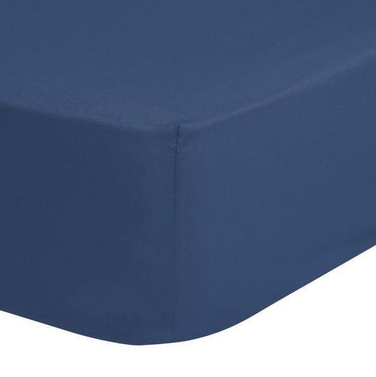 A&K Hoeslaken Jersey - 180x200 cm - Blauw - Verbeter je nachtrust met dit Jersey hoeslaken !!