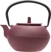 Kitchen & Deco Theepot Fukuoka - Gietijzer - Met filter - Rood - 1,2 Liter