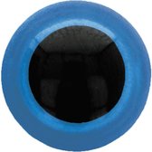 Veiligheidsoogjes 14mm blauw (5 paar)