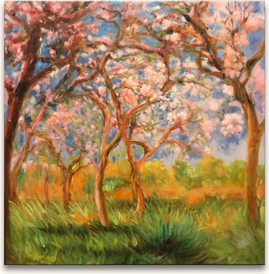 Peinture peinte à la main Huile sur toile - Claude Monet 'Fleur d'Olivier'