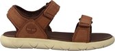 Sandales unisexes Timberland Nubble Lthr 2 Strap - Cappuccino - Taille 26