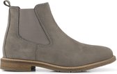 Travelin' Macau Nubuck - Leren Chelsea schoen - Dames enkellaars - Grijs Leer - Maat 38