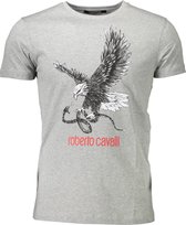 Roberto Cavalli T-shirt Grijs S Heren