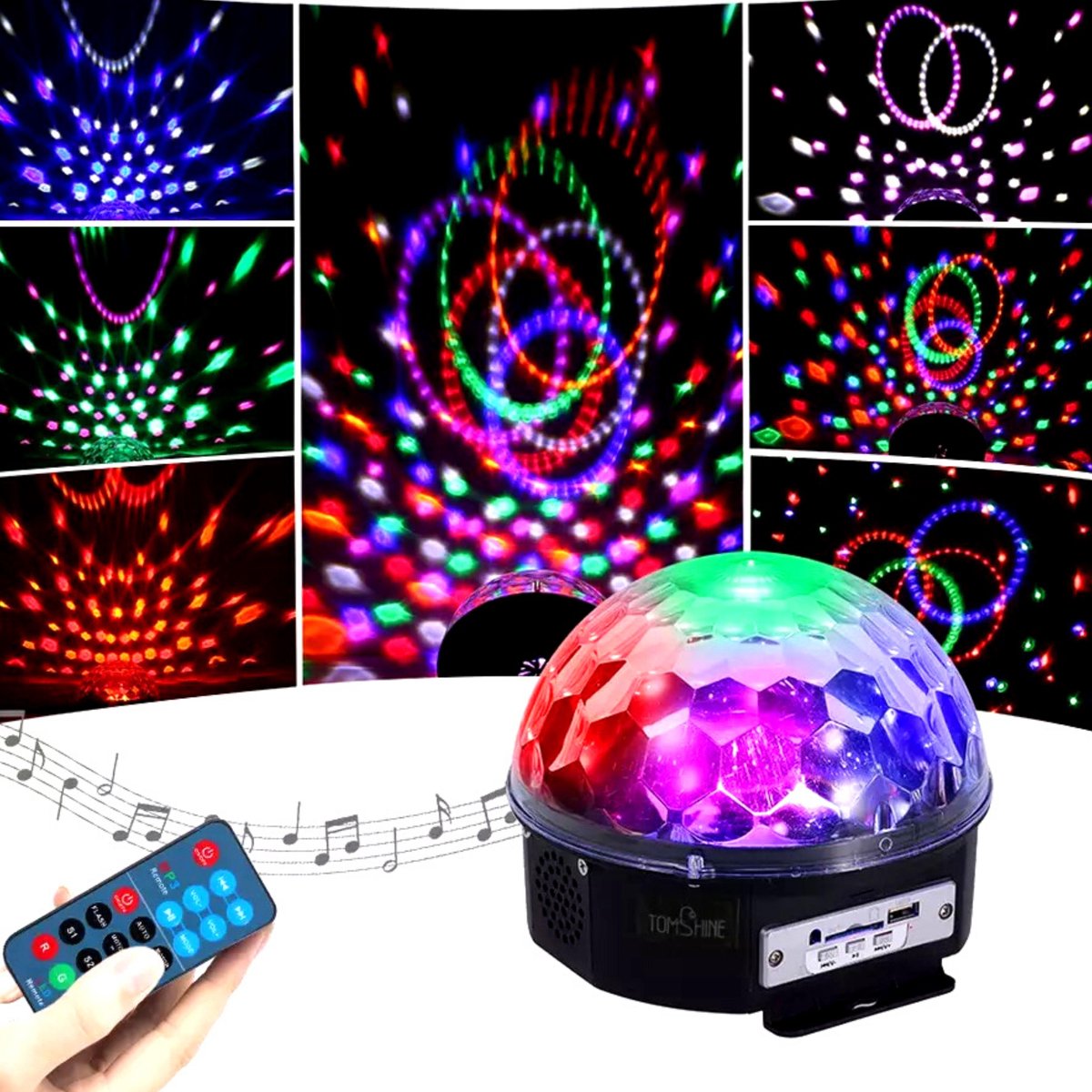 Fuzzix Tornado - Pack 4 Boules Disco Lumineuses RGB