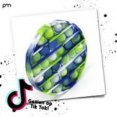 Pop it - Pop it Groen-Blauw-Wit - Pop it tie dye - Fidget pop it - multicolor - POP IT! - Fidget